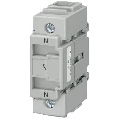 A grey electrical rotary switch with visible screws and 'N' labelling. Suitable for controlling electrical circuits.