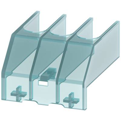 Two transparent blue plastic holders with cross markings, suitable for holding cylindrical objects such as batteries or tubes.