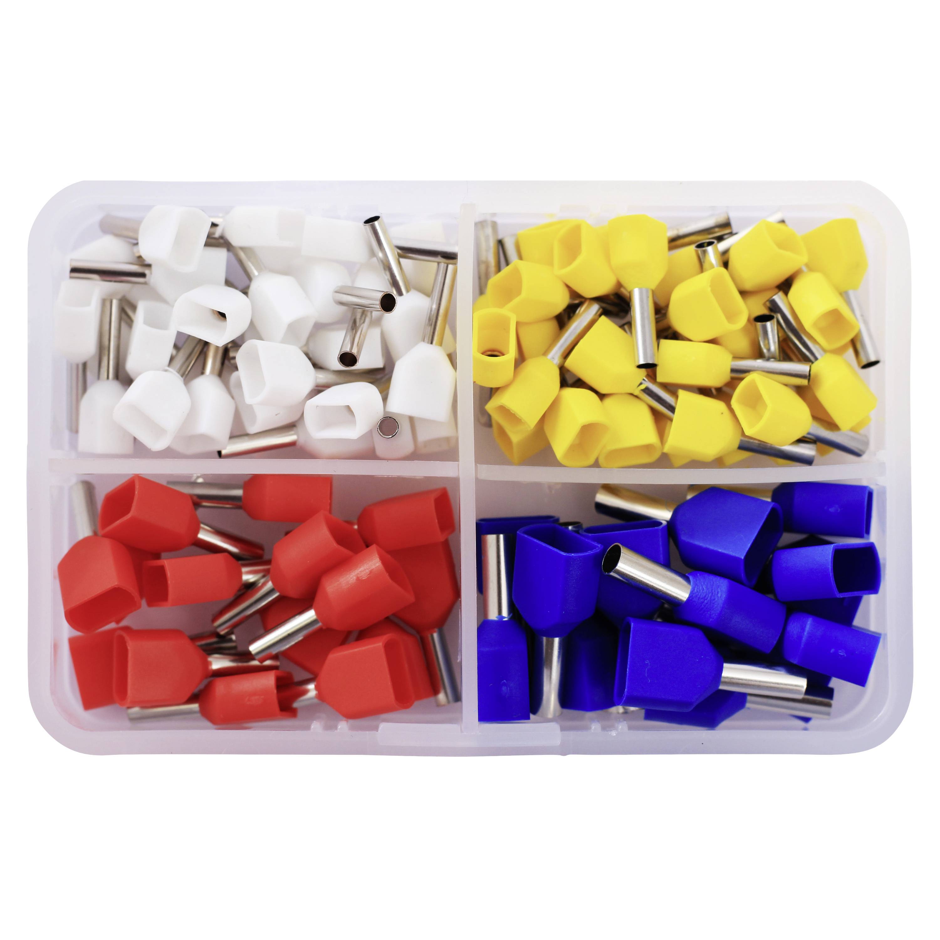 Quadrios 2010C390 Ferrule set 0.75 mm², 1 mm², 1.5 mm², 2.5 mm² Partially insulated 90 pc(s)