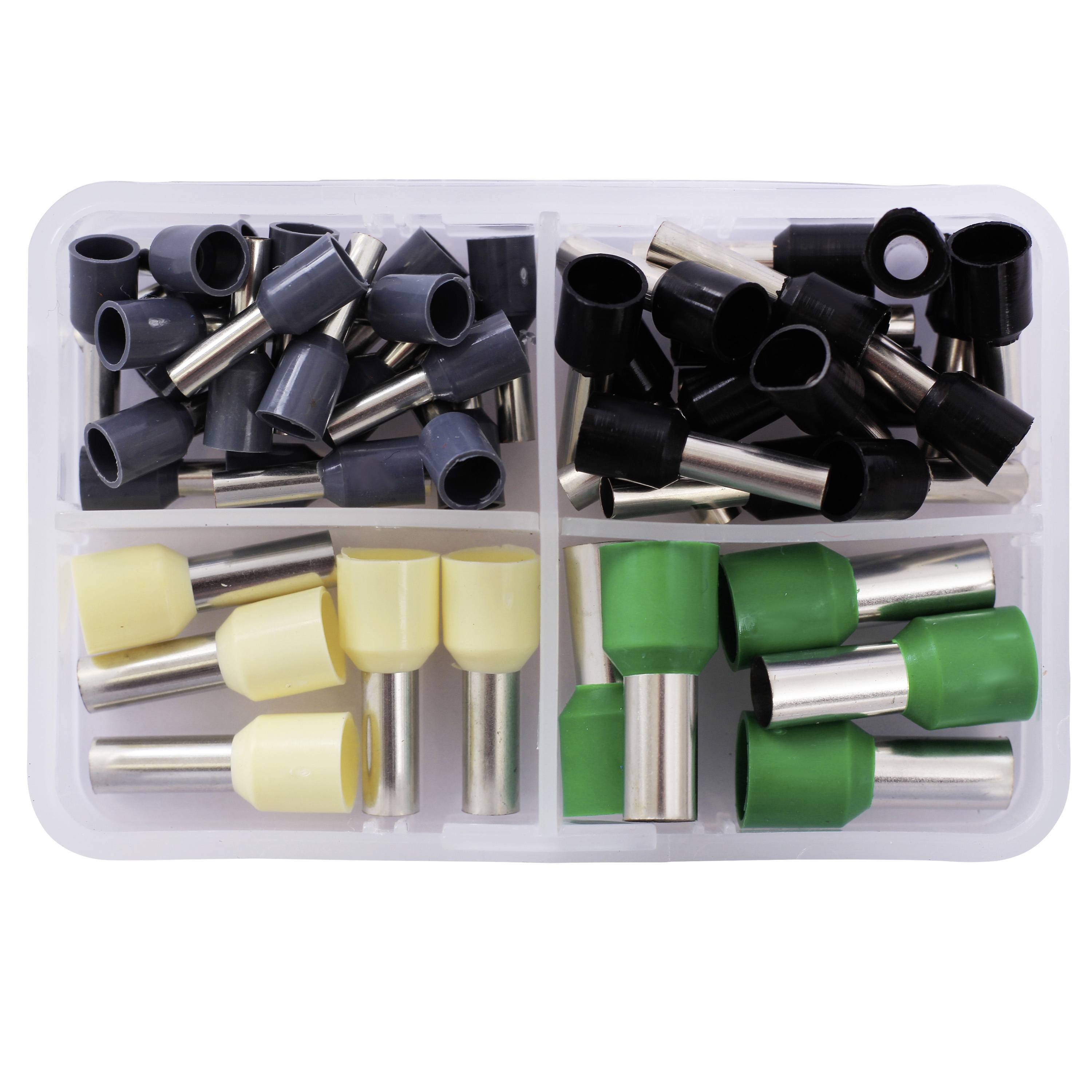 Quadrios 2010C394 Ferrule set 4 mm², 6 mm², 10 mm², 16 mm² Partially insulated 45 pc(s)