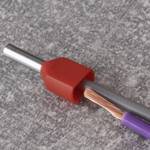 Duo wire-end sleeves set insulated 200 pcs. 0.5-1.5 mm2