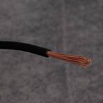 Stranded hook-up wire 0.25qmm blk 50m coil