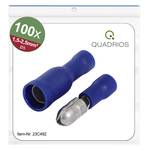Round plug + Sleeves 5 mm 100 parts 1.5-2.5 mm² Blue