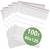 Plastic zip-lock bags, transparent, arranged in a set. A round green label shows '100x 80x120', indicating the quantity and dimensions.