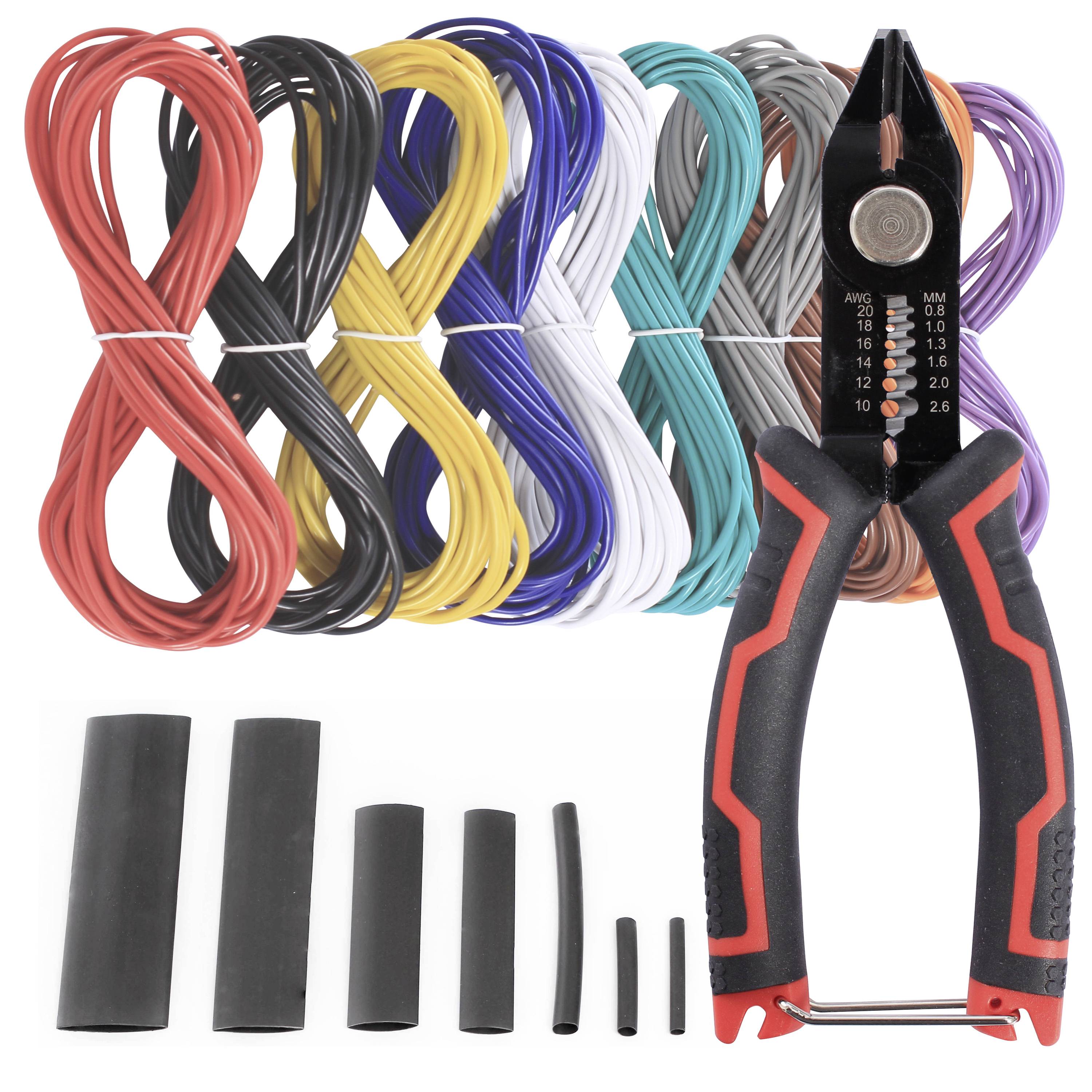 Quadrios 23T043 Stranded wire (assorted) 1.0 mm² 1 Set