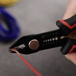 Stranded hook-up wire set 1.5 mm² 10x 5 m with side cutter and shrink hose