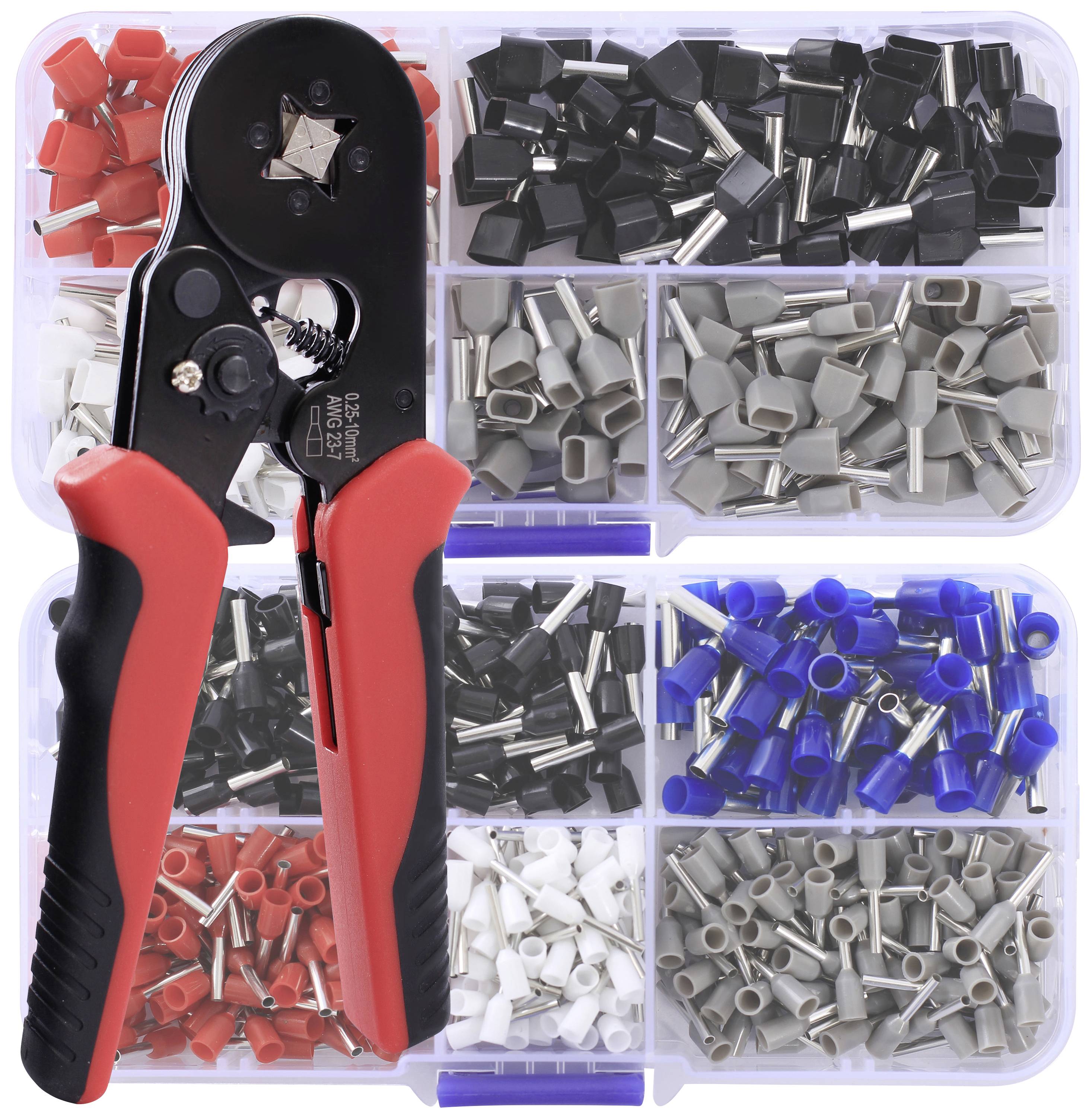 Quadrios 23T035 Ferrule set 0.5 mm², 1 mm², 1.5 mm², 2.5 mm² Partially insulated 1 Set