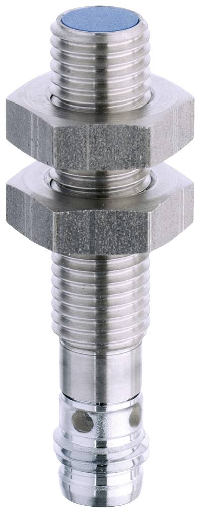 A metal component with threading and a cylindrical shape, used in piping or mechanical engineering applications.