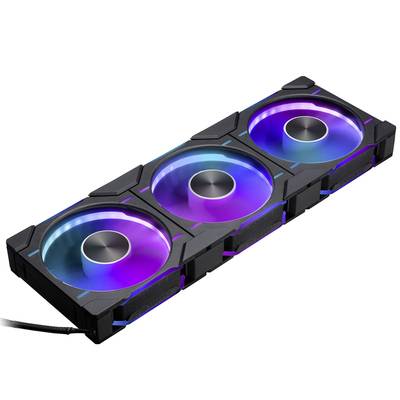Phanteks D30 PWM Reverse Airflow D-RGB PC fan Black (W x H x D) 120 x 120 x 30 mm