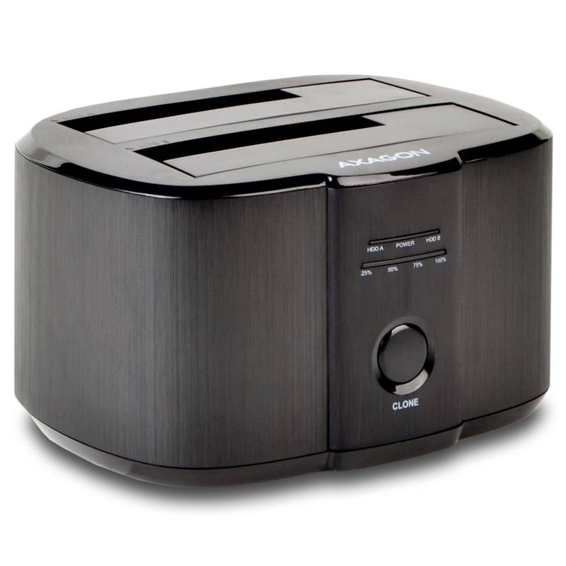 AXAGON AXAGON ADSA-ST Dual-Dockingstation, USB 3.0, 2x 2,5/3,5 SSD/HDD, SATA 6 HDD docking station
