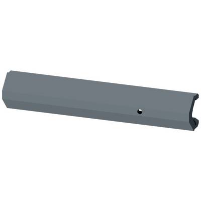 Grey, rectangular metal bar with a hole in the centre.