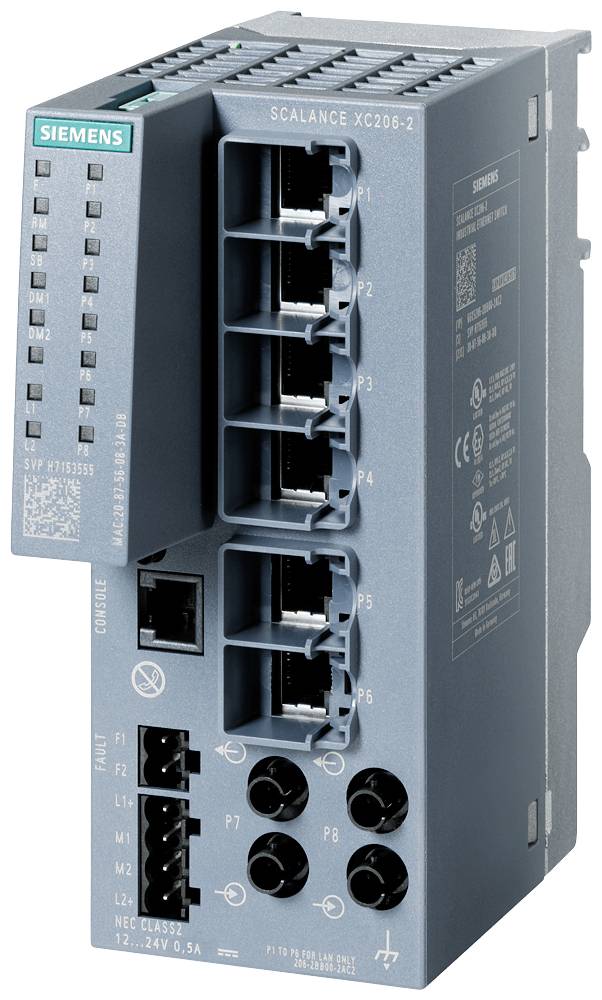 Siemens 6AG12062BB007AC2 6AG1206-2BB00-7AC2 Industrial Ethernet switch 100 MBit/s