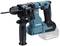 A cordless, turquoise-black hammer drill with an ergonomic handle and a sleek, high-performance design.