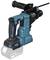 Cordless reciprocating saw in black and blue with an ergonomic handle, suitable for precise cuts in various materials.