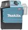 Portable Makita cool box in blue with XGT battery on the right-hand side.