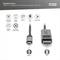 'USB-C to DisplayPort adapter cable, 2 m. Supports Ultra HD, Plug & Play, no additional power supply required.'