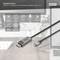 A USB-C to DisplayPort cable, 2 m long, on a desk, connected to a display, branded 'DIGITUS'.