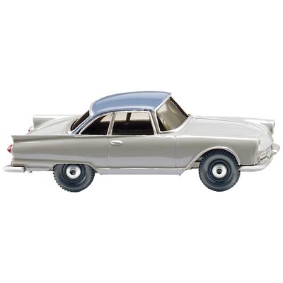 Image of Wiking 012802 H0 Car DKW 1000 special sports coupe - casement gray/brilliant blue