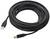 A long, coiled USB cable with a USB-A plug and a USB-B plug, suitable for connecting devices such as printers.