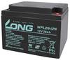 Long WPL26-12N-M WPL26-12N-M VRLA 12 V 26 Ah AGM (W x H x D) 166 x 125 x 175 mm M5 connector Low self-discharge levels, Maintenance-free