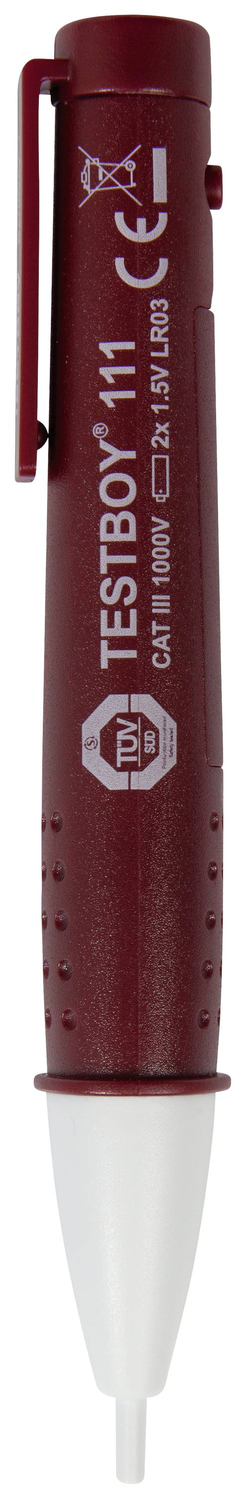 Testboy TB 111 Voltage tester CAT III 1000 V, CAT IV 600 V Acoustic, Visual