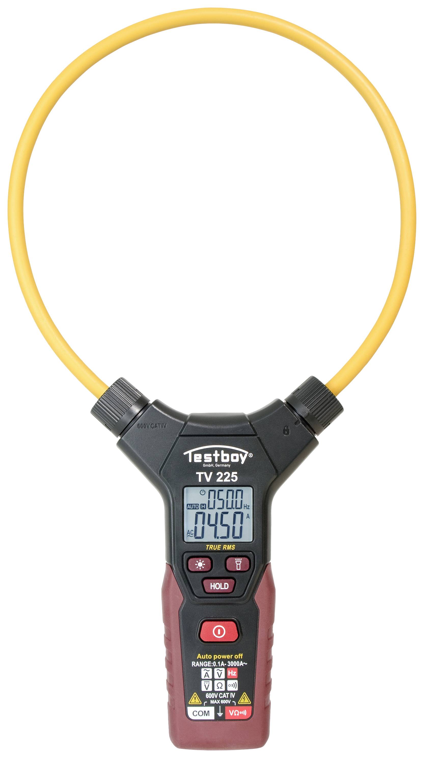 Testboy TV 225 Clamp meter Digital CAT IV 600 V Display (counts): 4000