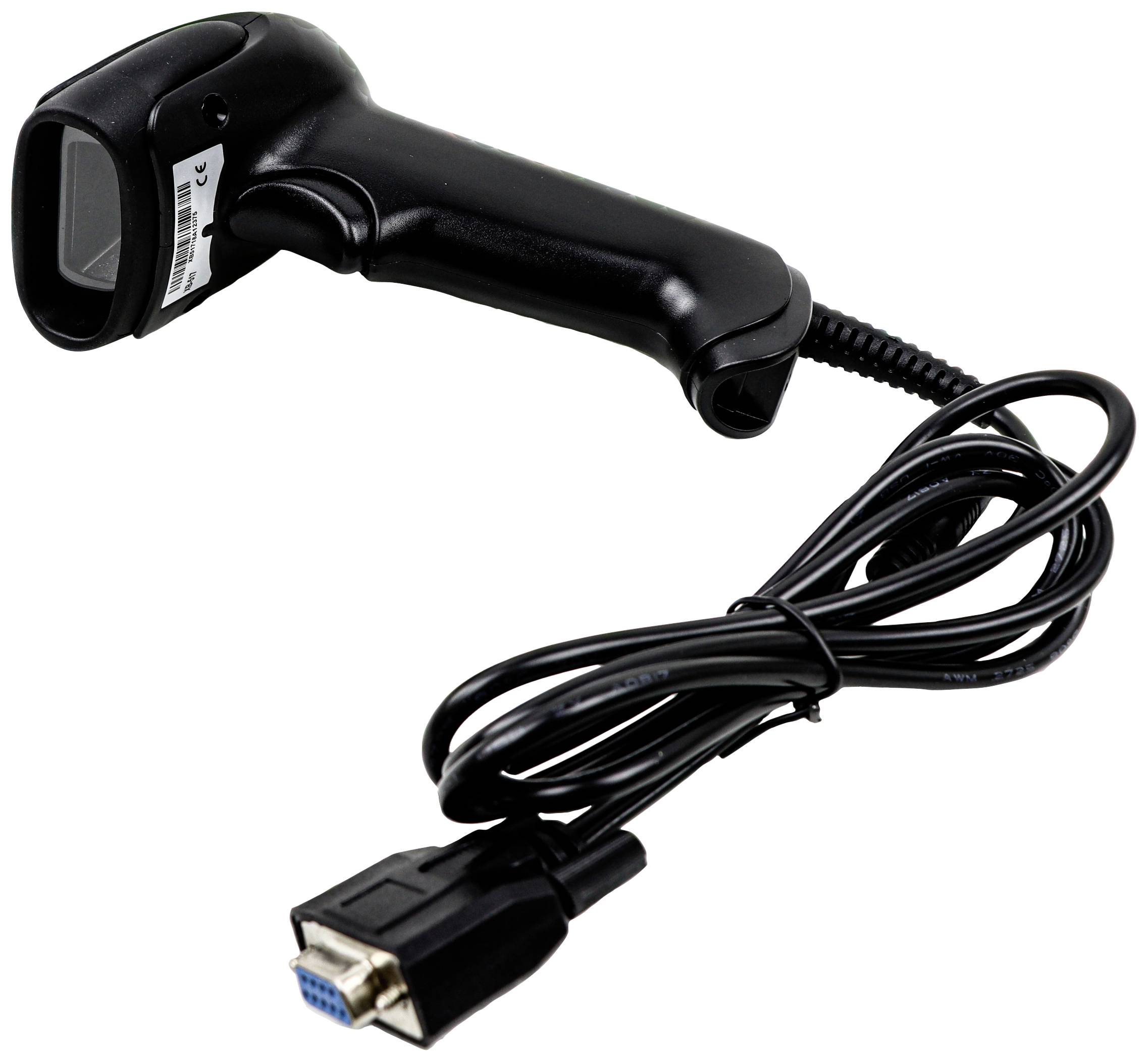 Testboy Barcodeleser TV 465 Barcode scanner Corded Black Hand-held