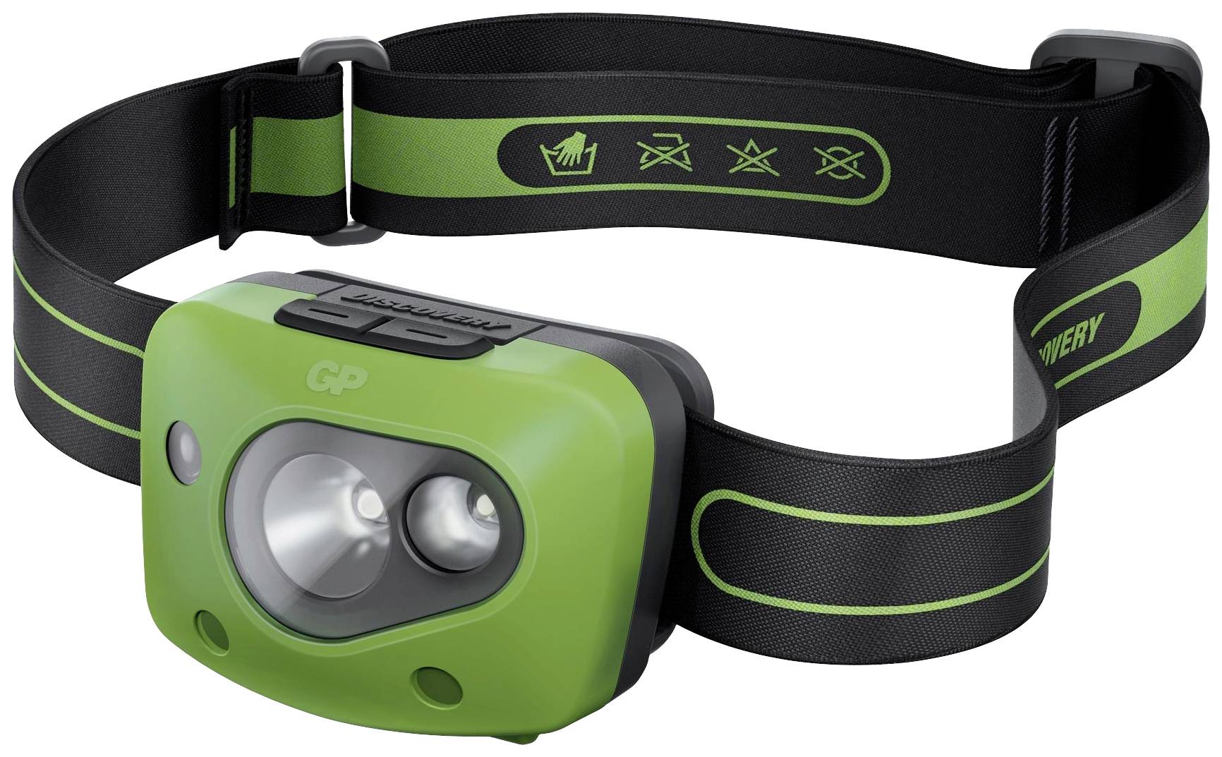 GP Discovery GPDISHLCH43BL027 LED (monochrome) Headlamp battery-powered 150 lm 36 h GPDISHLCH43BL027