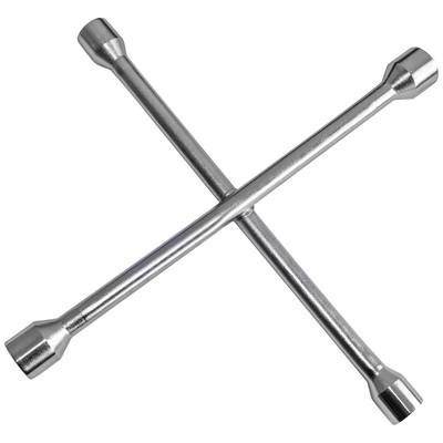 APA 21059 Radkreuz verchromt 17mm 19mm 22mm 13/16" Four way wheel nut wrench (L x W x H) 355 x 355 x 50 mm