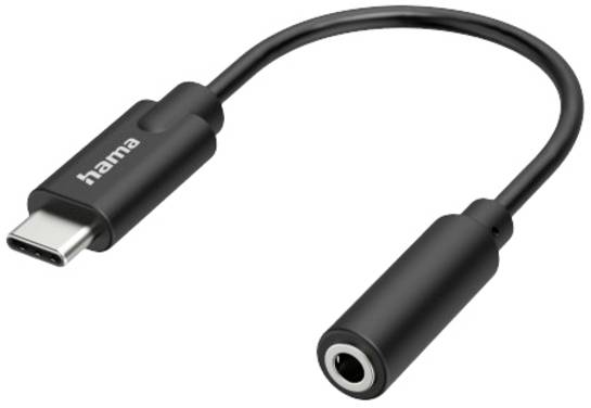 Hama USB 2.0 Adapter [1x USB-C® plug - 1x Jack socket 3.5 mm]  0 cm
