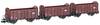 Hobbytrain H24302 N 3pc set open goods wagon Fbkk of SBB
