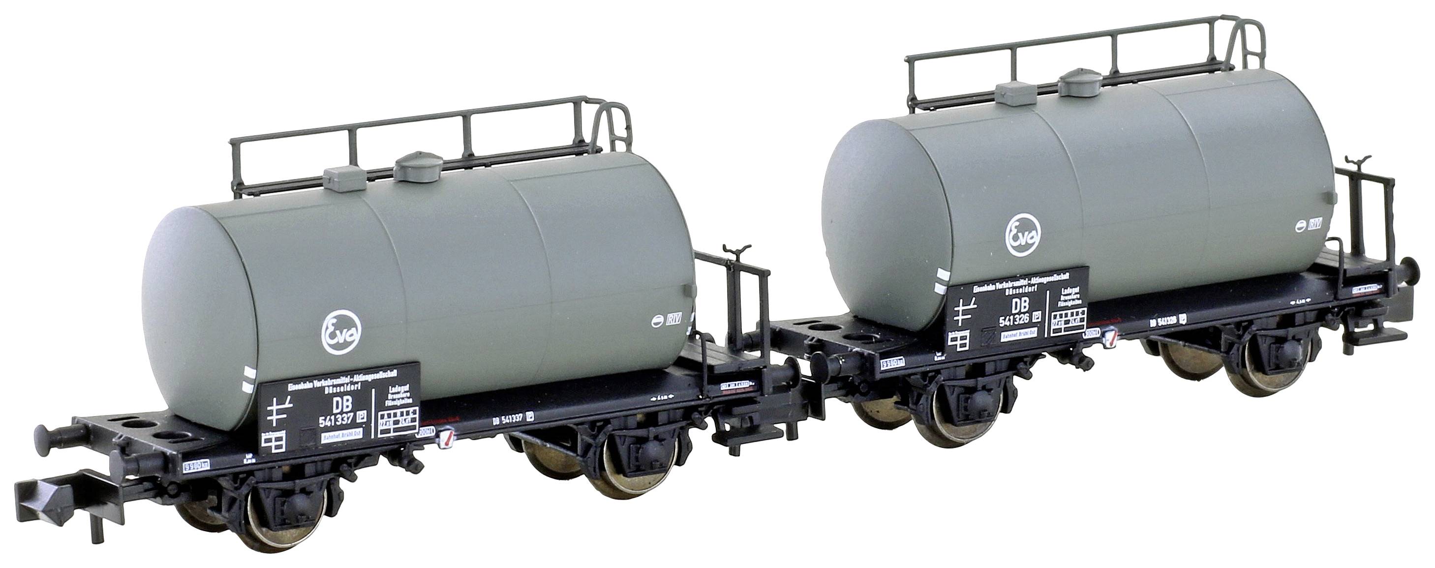 Image of Hobbytrain H24801 N 2-pc set Light-weight tank wagon EVA of DB