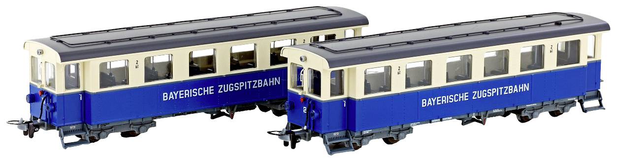 Image of Hobbytrain H43107 H0 set of 2 Zugspitz train passenger cars
