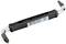 Two-sided screwdriver with a black handle and cross-head tips at both ends, suitable for different screw types.