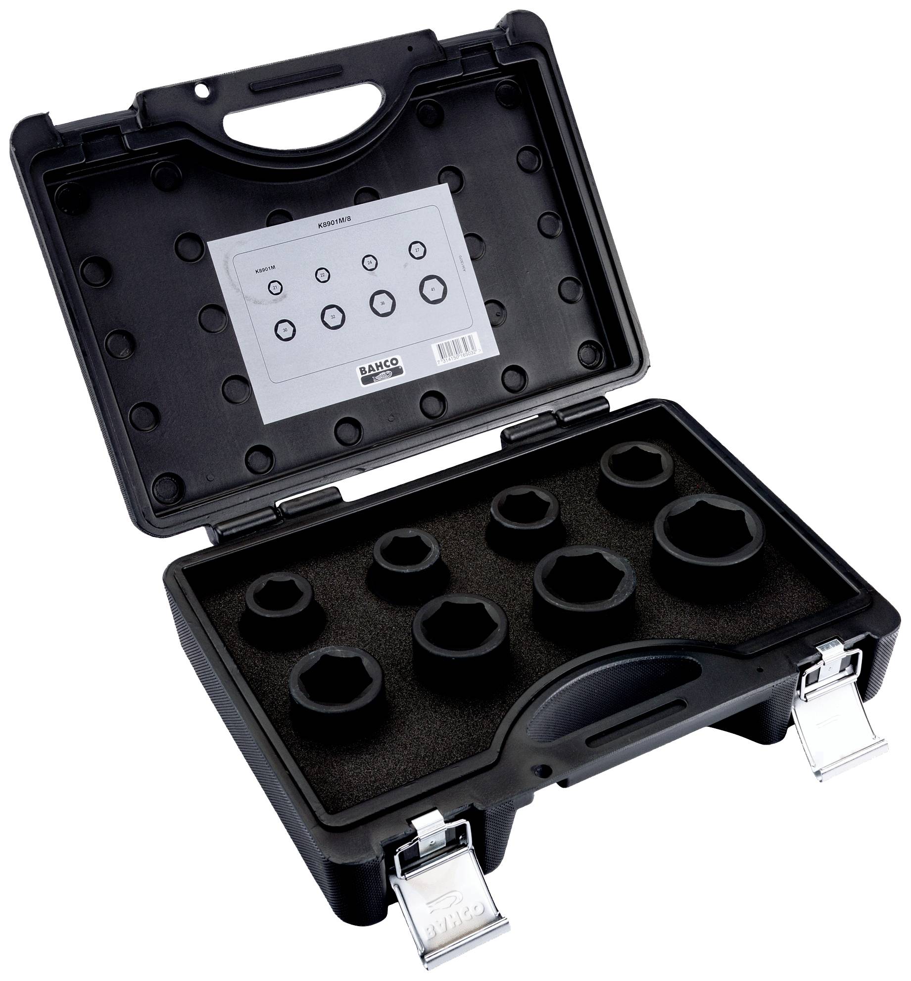 Bahco Kraft bit set 3/4 8-piece K8901M/8