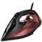 Philips Azur 7000 Series iron, black and red, with cable.