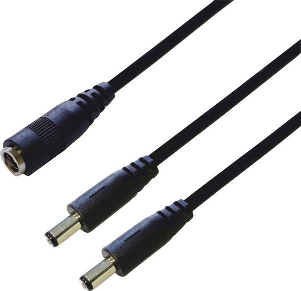BKL Electronic 075923 DC splitter Low power plug - DC connector 5.5 mm 2.5 mm 0.30 m 1 pc(s) Single