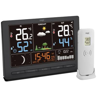 TFA Dostmann SEASON 2 35.1118.01 Wireless digital weather station Forecasts for 12 to 24 hours Max. number of sensors 3 -0