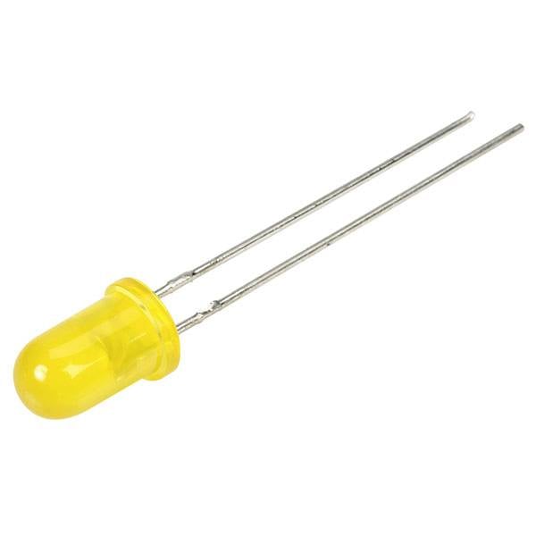 Kingbright L-7113LYD LED wired Yellow Circular 5 mm 2 mcd 30 ° 30 mA 1.85 V Tape