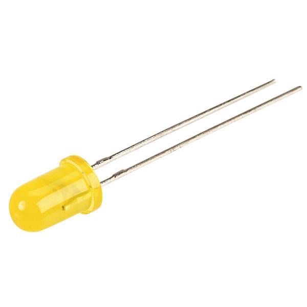 Kingbright LED wired Yellow Circular 5 mm 20 mcd 30 ° 8.5 mA 12 V