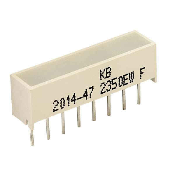 Kingbright KB-2350EW LED bargraph array 4x Red (L x W x H) 20.04 x 4.86 x 6.1 mm