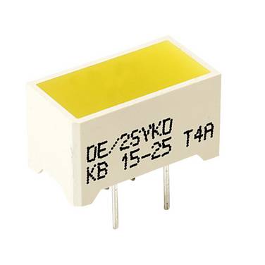 Kingbright DE/2SYKD LED bargraph array 2x Yellow (L x W x H) 14 x 7.5 x 8 mm