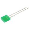 Kingbright LED wired Green Rectangular 7 x 2.5 mm 8 mcd 110 ° 25 mA 2.2 V