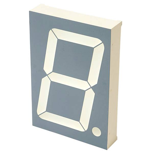 Kingbright Seven-segment display Red 8 V SC23-12EWA