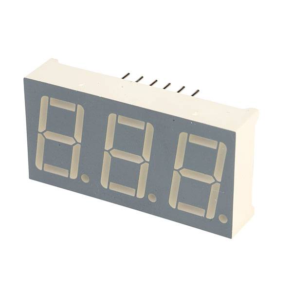 Kingbright Seven-segment display Red 2 V BC56-12EWA