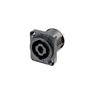 Neutrik NL4MPXX-UC Audio jack Sleeve socket, straight pins Number of pins: 4 Black 1 pc(s)