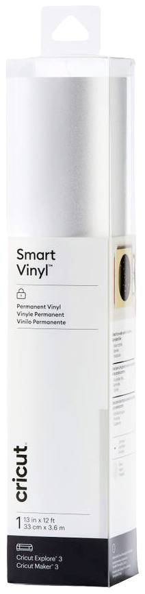 Cricut Smart Vinyl™ Permanent Film Glossy finish, Silver