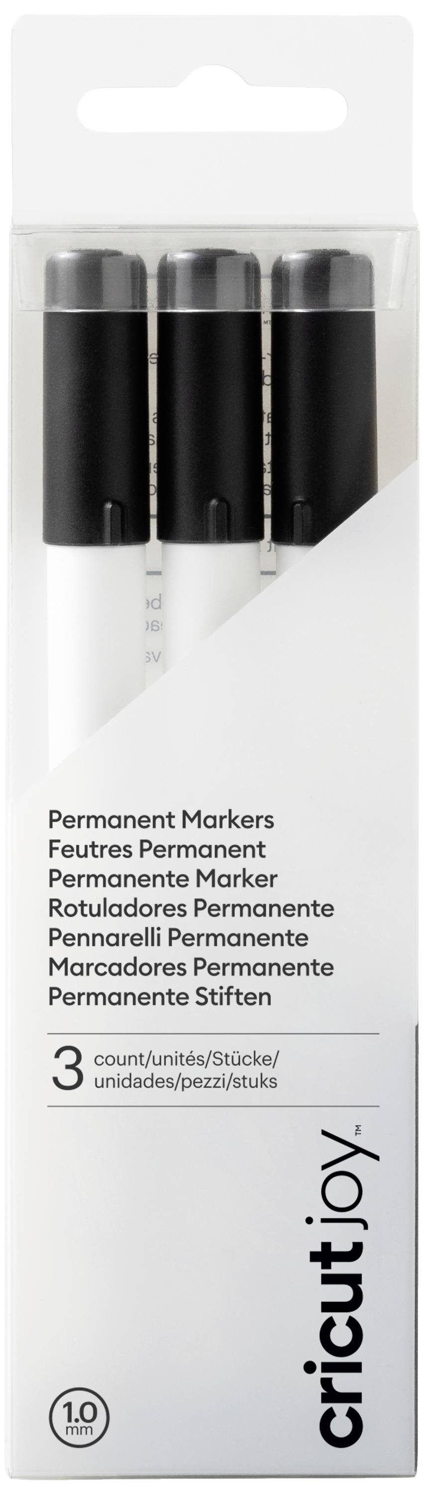 Cricut Joy Permanent Marker 3-Pack 1.0 Pen set Black
