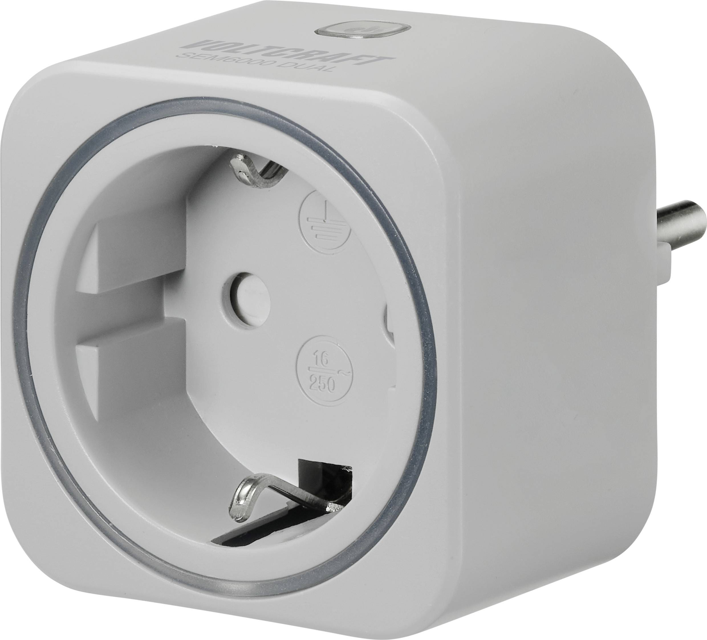 VOLTCRAFT SEM6000 DUAL Energy consumption meter Bluetooth interface, Data export mode, Data logger, TRMS, Selectable energy tariffs, app-controlled