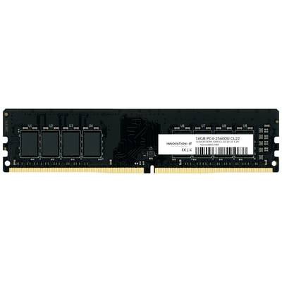 RAM memory module with 16 GB, type DDR4-3200, CL22, on a black circuit board. 'INNOVATION IT' marking on the label.